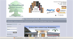 Desktop Screenshot of ks-hausbau24.de